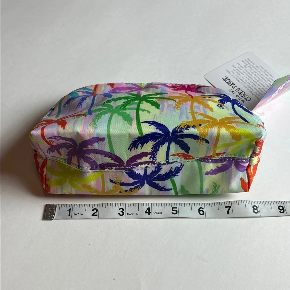Iscream x Corey Paige Designs Palm Trees Cosmetic Bag - NWT